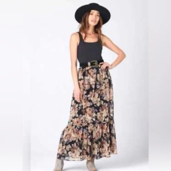 Denim & Supply Ralph Lauren Floral Maxi Skirt - Picture 2 of 6